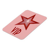 レッドスター'VIP'の柔軟なマグネットピンク マグネット (左側)