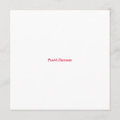 レッドステアチョークボードメニュー メニュー (裏面)