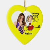 レッドスティックフィギュアチアリーダーオーナメント セラミックオーナメント (右)