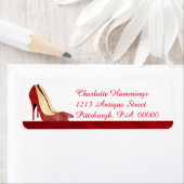 レッドスティレットガーリー住所 シール (インサイチュ)