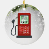 レッドステーションガス価格がクレジットスコアより高い セラミックオーナメント (裏面)