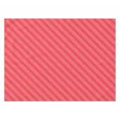 レッドストライプのシンプルクリスマス テーブルクロス (正面(横))