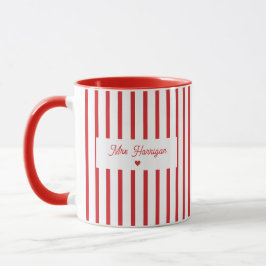 レッドストライプの先生コーヒー マグカップ