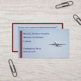 レッドストライプズ商業機船長パイロット 名刺