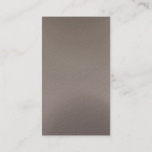 レッドストライプモノグラムシンプルビジネスカード 名刺 (裏面)