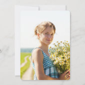 レッドストロベリーSweet sixteen誕生日招待状 招待状 (裏面)