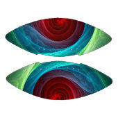 レッドストームフローラモダン抽象芸術アートカラーパターン アメリカンフットボール (パネル)