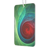 レッドストームフローラモダン抽象芸術アートカラーパターン カーエアーフレッシュナー (左)