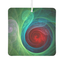 レッドストームフローラモダン抽象芸術アートカラーパターン カーエアーフレッシュナー