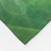 レッドストームフローラモダン抽象芸術アートカラーパターン フリースブランケット (角)