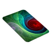 レッドストームフローラモダン抽象芸術アートカラーパターン マグネット (右側)