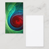 レッドストームフローラモダン抽象芸術アートカラーパターン 名刺 (正面/裏面)