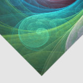 レッドストームフローラモダン抽象芸術アートカラーパターン 薄葉紙 (詳細)