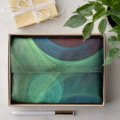 レッドストームフローラモダン抽象芸術アートカラーパターン 薄葉紙 (ギフト)