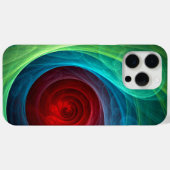 レッドストームフローラモダン抽象芸術アートカラーパターン Case-Mate iPhoneケース (裏面 (横))