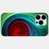 レッドストームフローラモダン抽象芸術アートカラーパターン Case-Mate iPhoneケース (裏面 (横))