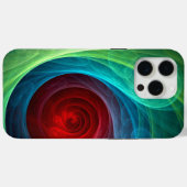 レッドストームフローラモダン抽象芸術アートカラーパターン Case-Mate iPhoneケース (裏面 (横))