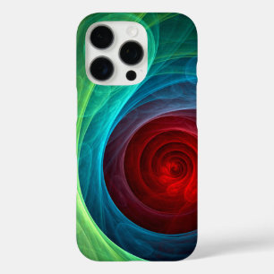 レッドストームフローラモダン抽象芸術アートカラーパターン iPhone 16 PROケース