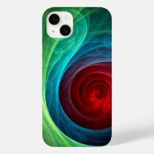 レッドストームフローラモダン抽象芸術アートカラーパターン Case-Mate iPhone 14 PLUSケース