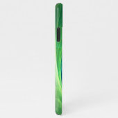 レッドストームフローラモダン抽象芸術アートカラーパターン iPhoneケース (右側)