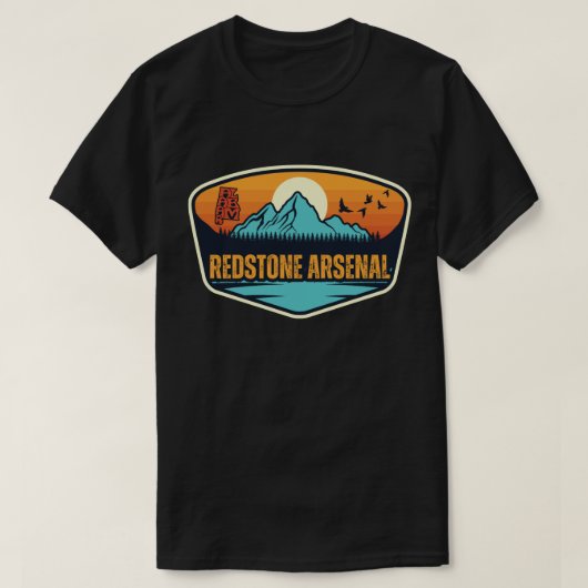レッドストーン・アーセナル (アラバマ州) Tシャツ (デザイン正面)