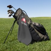 レッドスナッパーウィスパーラーダーク魚釣りタオル ゴルフタオル (グリーン)