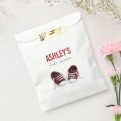 レッドスニーカー赤ちゃんシャワー好意バッグトリートサック フェイバーバッグ (封をした状態)