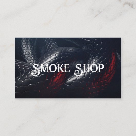 レッドスネークスモークショップVape名刺 名刺 (正面)