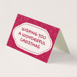 レッドスノーデザイン25パッククリスマスカード