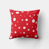 レッドスノードット装飾用クッションモノグラム クッション (裏面)