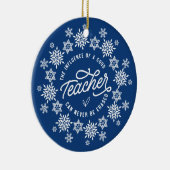 レッドスノーフレーク先生クリスマスオーナメント セラミックオーナメント (右)