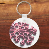 レッドスノーフレーク キーホルダー (正面)