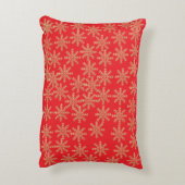 レッドスノーフレーク・クリスマス アクセントクッション (裏面(縦))
