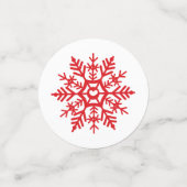 レッドスノー絵画フレークのパーティー紙吹雪 コンフェッティ (スモール正面)