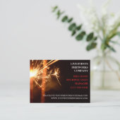 レッドスパーカー7月4日店舗販売花火 名刺 (スタンド正面)