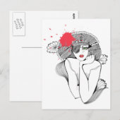 レッドスプラッシュガール ポストカード (正面/裏面)