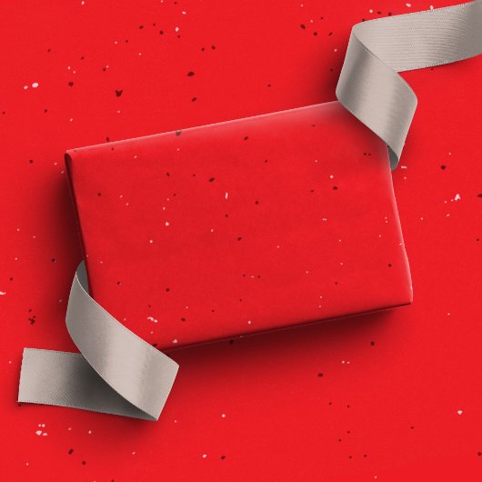 レッドスペックルおもしろいキャンプマグホリデー ラッピングペーパー