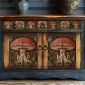 レッドスポッテッドマッシュルームクラフトフォークアートフェスティバル 薄葉紙