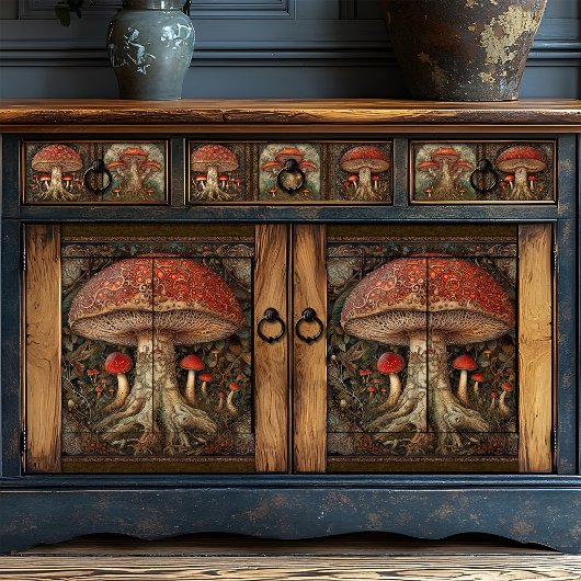 レッドスポッテッドマッシュルームクラフトフォークアートフェスティバル 薄葉紙