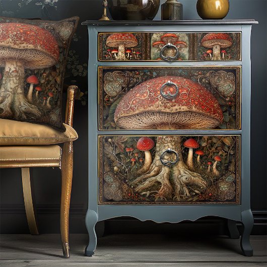 レッドスポッテッドマッシュルームクラフトフォークアートフェスティバル 薄葉紙