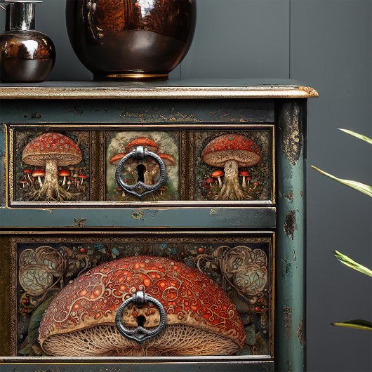 レッドスポッテッドマッシュルームクラフトフォークアートフェスティバル 薄葉紙