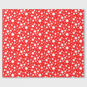 レッドスポットラッピング紙 ラッピングペーパー (フラット)