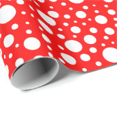 レッドスポットラッピング紙 ラッピングペーパー (ロールコーナー)