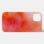 レッドスポット、水彩抽象芸術手絵を描 Case-Mate iPhoneケース (裏面 (横))