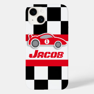 レッドスポーツカーという，子どものレース Case-Mate iPhone 14ケース