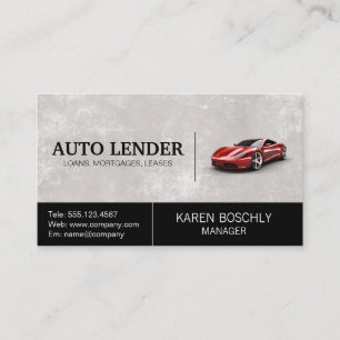 レッドスポーツカード   自動サービス 名刺