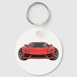 レッドスポーツカー キーホルダー