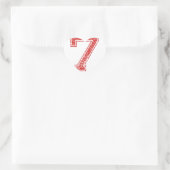 レッドスポーツジャージ第7戦 ハートシール (バッグ)