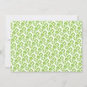 レッドスポーツパパ父の日グリーンフォトカード (裏面)