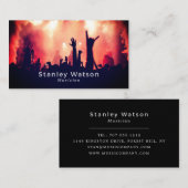 レッドスモークコンサートクラウズ、プロフェッショナルボーカリスト 名刺 (正面/裏面)